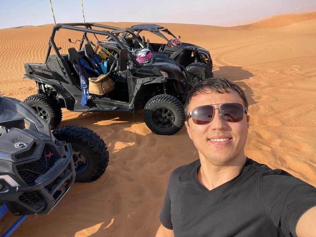 Guest enjoying a buggy tour in Merzouga