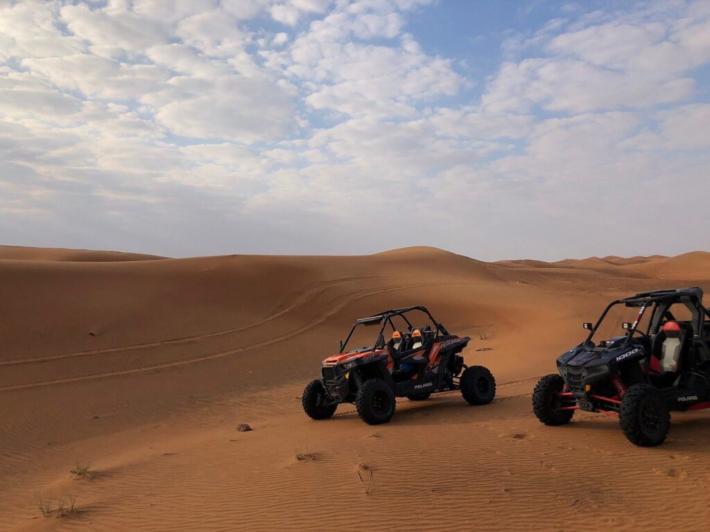 Quad ride on the sand dunes